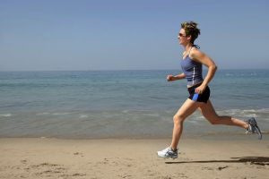 Corrida na praia.